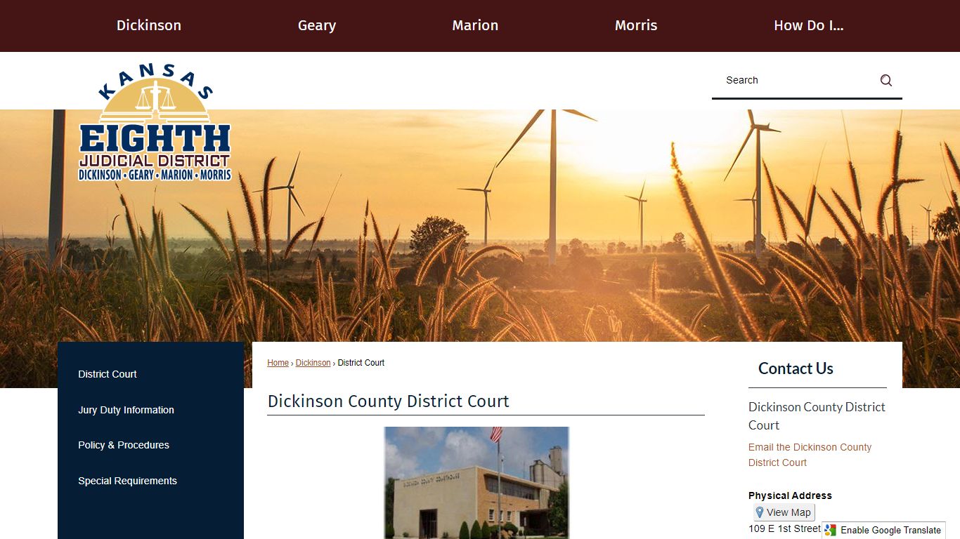 Dickinson County District Court | 8th Judicial District of ...